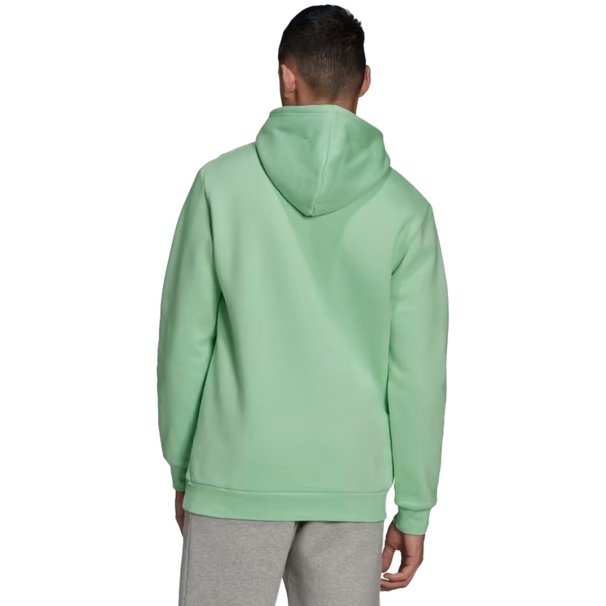FELPA FLEECE CON CAPPUCCIO UOMO HOODIE COLOR ESSENTIALS - Glory Mint