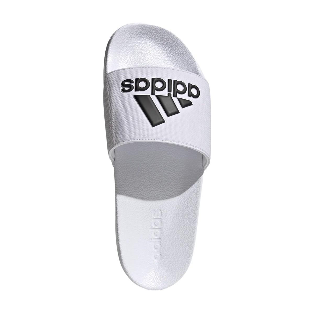 CIABATTE UOMO ADILETTE SHOWER- White/Black