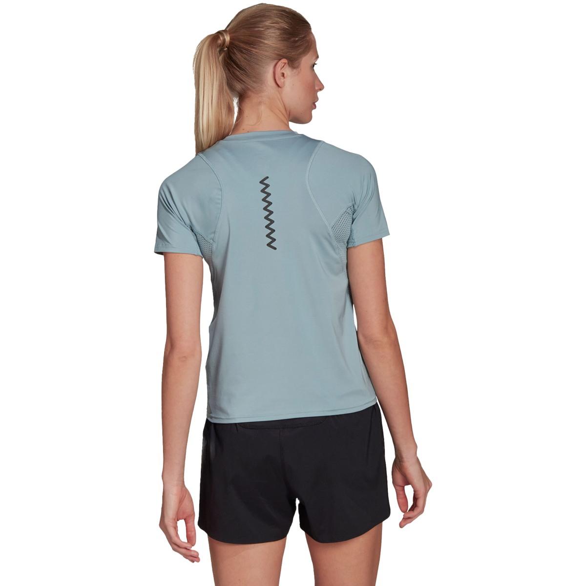 T-Shirt Donna Running  Run Fast Made With Parley - Pearl