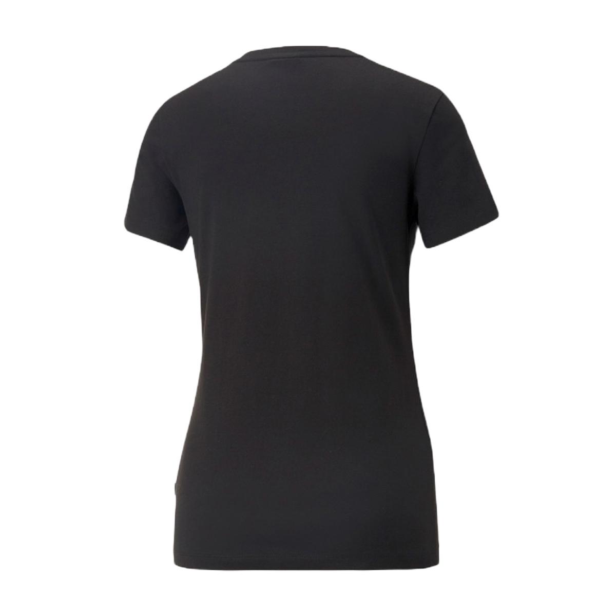 T-SHIRT DONNA ESSENTIALD METALLIC SPARK -  Black