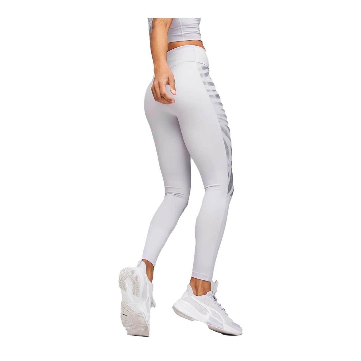 LEGGINS DONNA TRAINING 7/8 FAVOURITE PRINTED HIGH WAIST - Spring Lavender