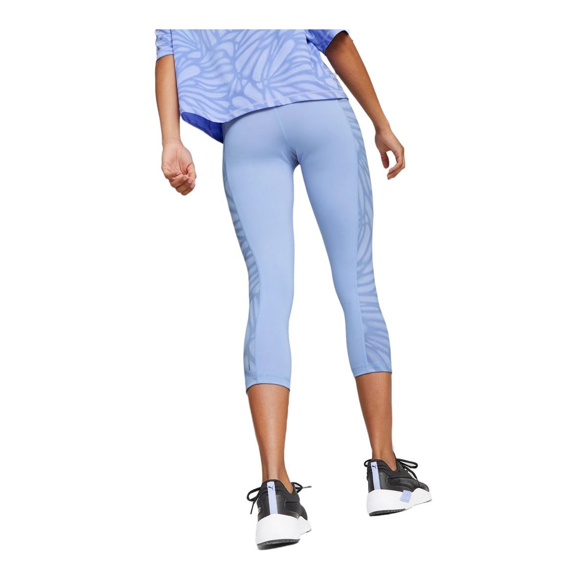 LEGGINS DONNA FAVORITE PRINTED HIGH WAIST 3/4 -  Elektro Purple