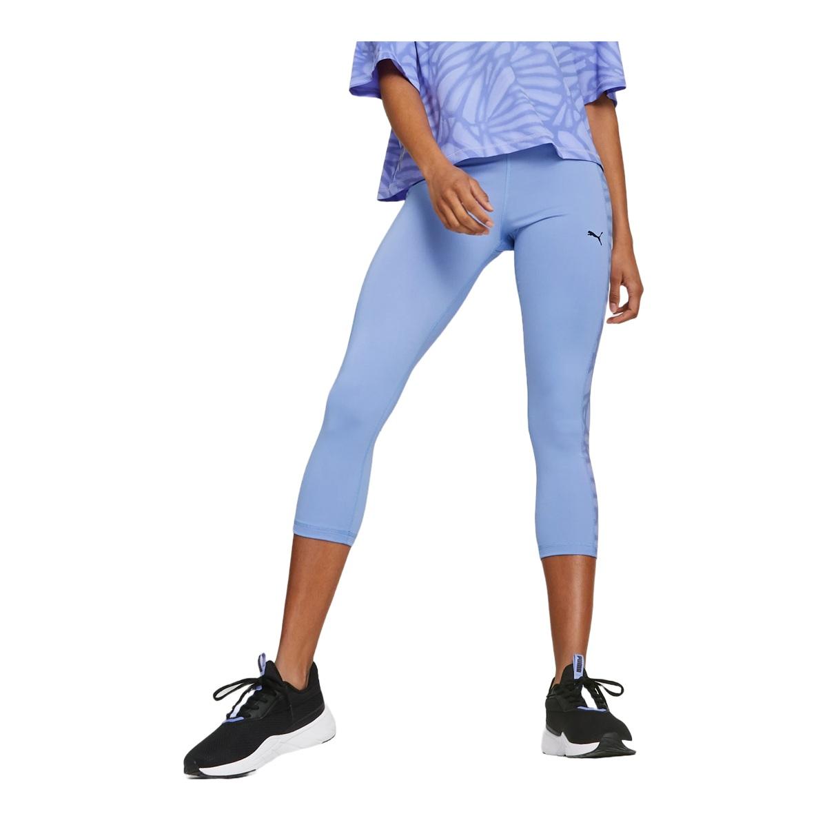 LEGGINS DONNA FAVORITE PRINTED HIGH WAIST 3/4 -  Elektro Purple