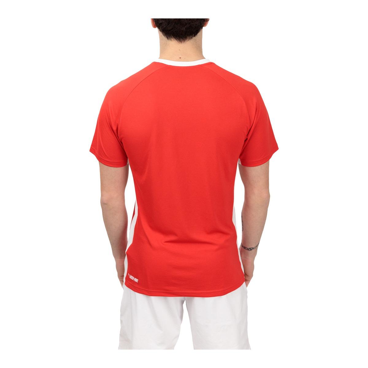 T-SHIRT PADEL UOMO TEAM LIGA CLASSIC - Red