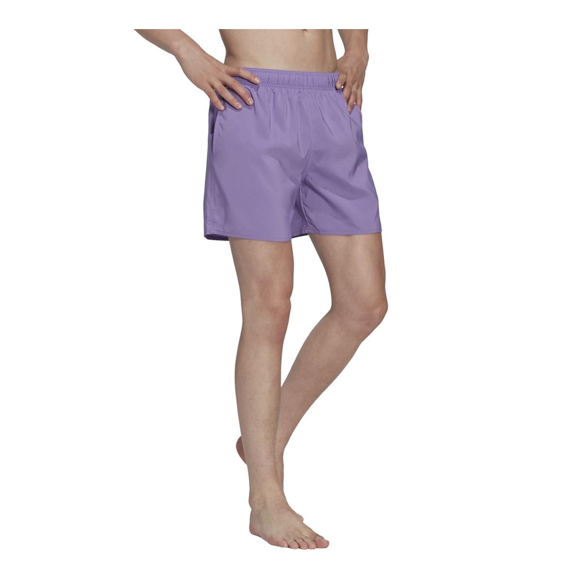Costume Nuoto Uomo Adidas Solid - Colore Violet