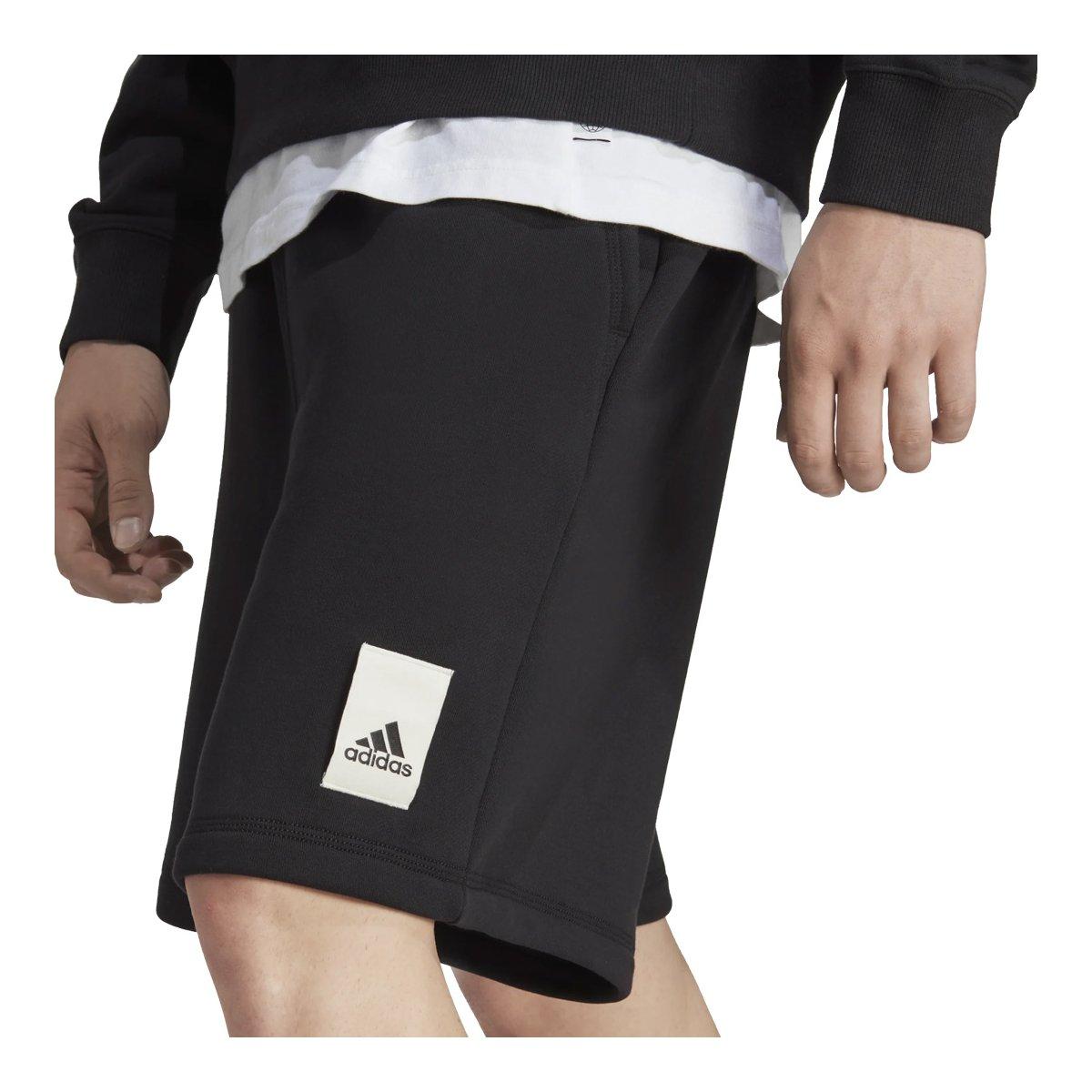 Pantaloncini Uomo AdidasLuonge Fleece - Colore Black