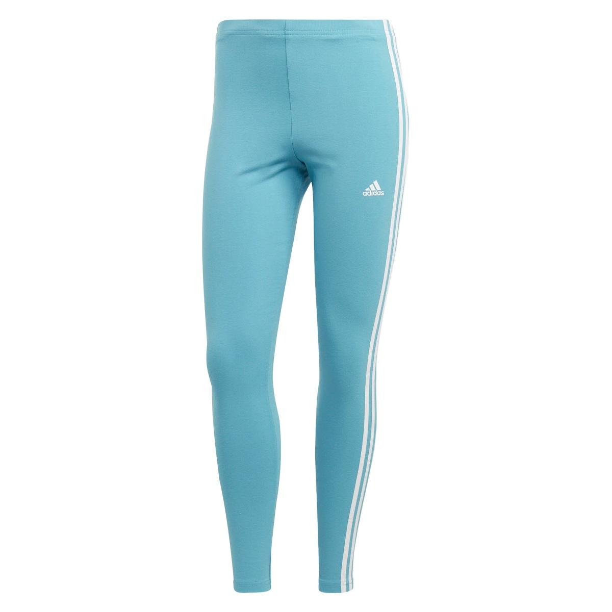LEGGINS DONNA ESSENTIALS 3 STRIPES-  Sky
