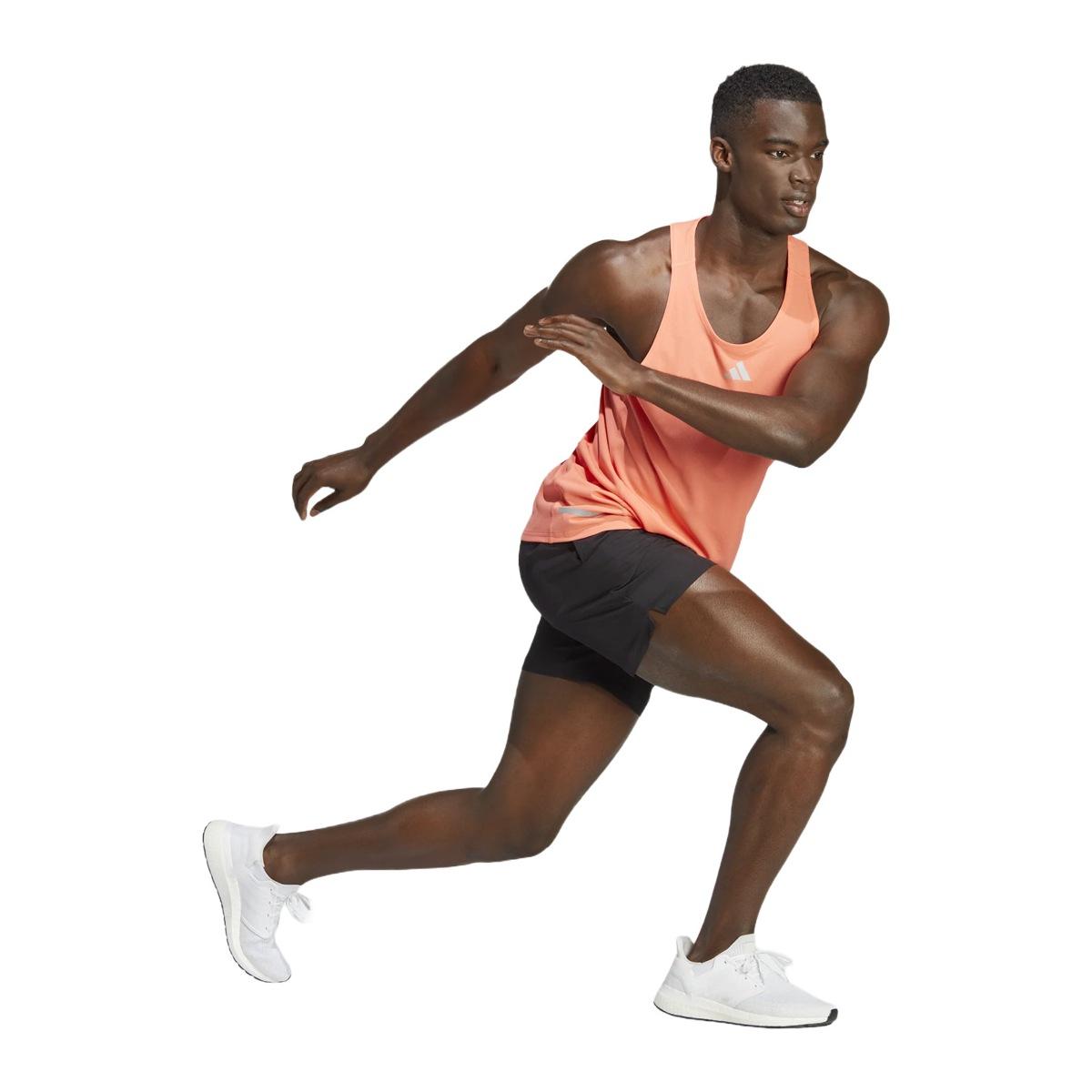 Canotta Running Uomo Adidas X-City Cooler - Colore Coral Fusion