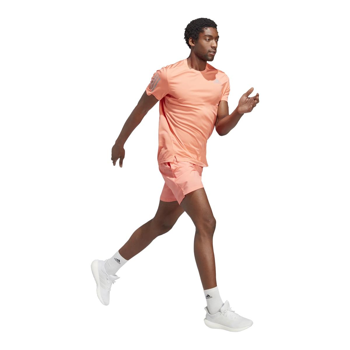 Pantaloncino Running Uomo Adidas Run It - Colore Bright Red/Reflective Silver