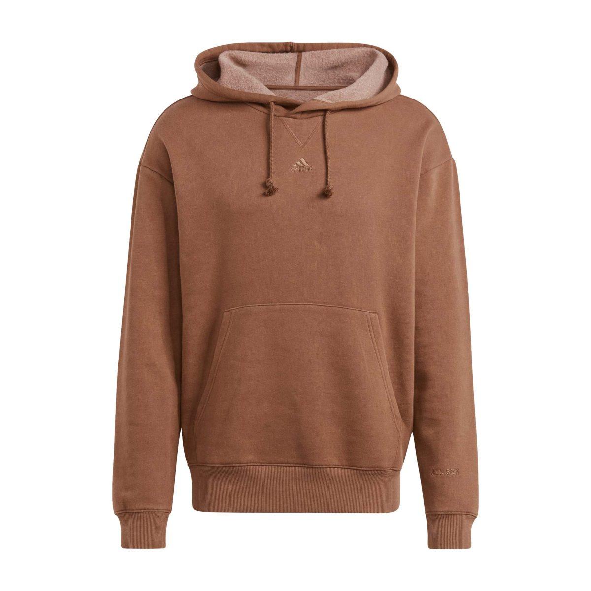 Felpa fleece con cappuccio uomo m all szn w