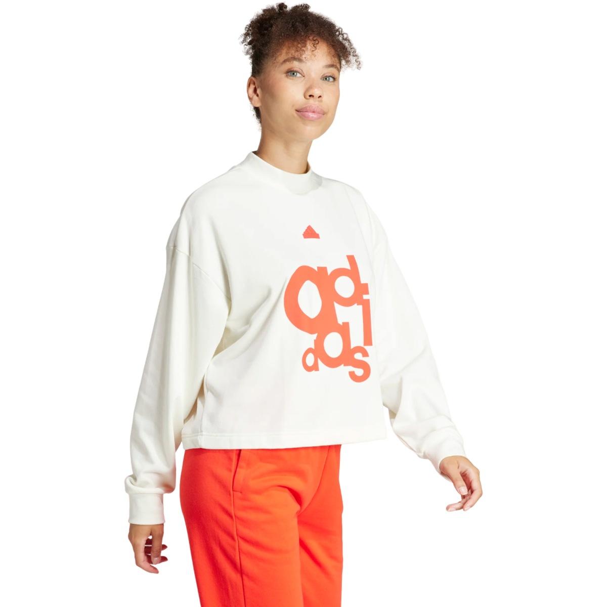 Adidas Bluv Crew Felpa Donna French Terry