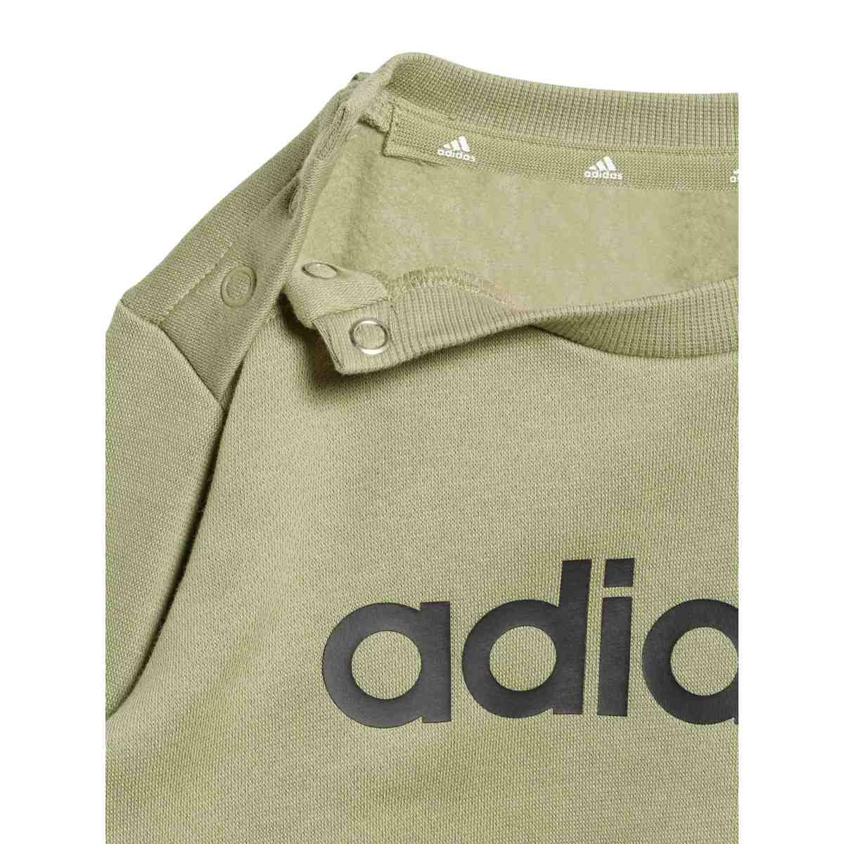 Adidas I Lin Flog Tuta Neonato Fleece