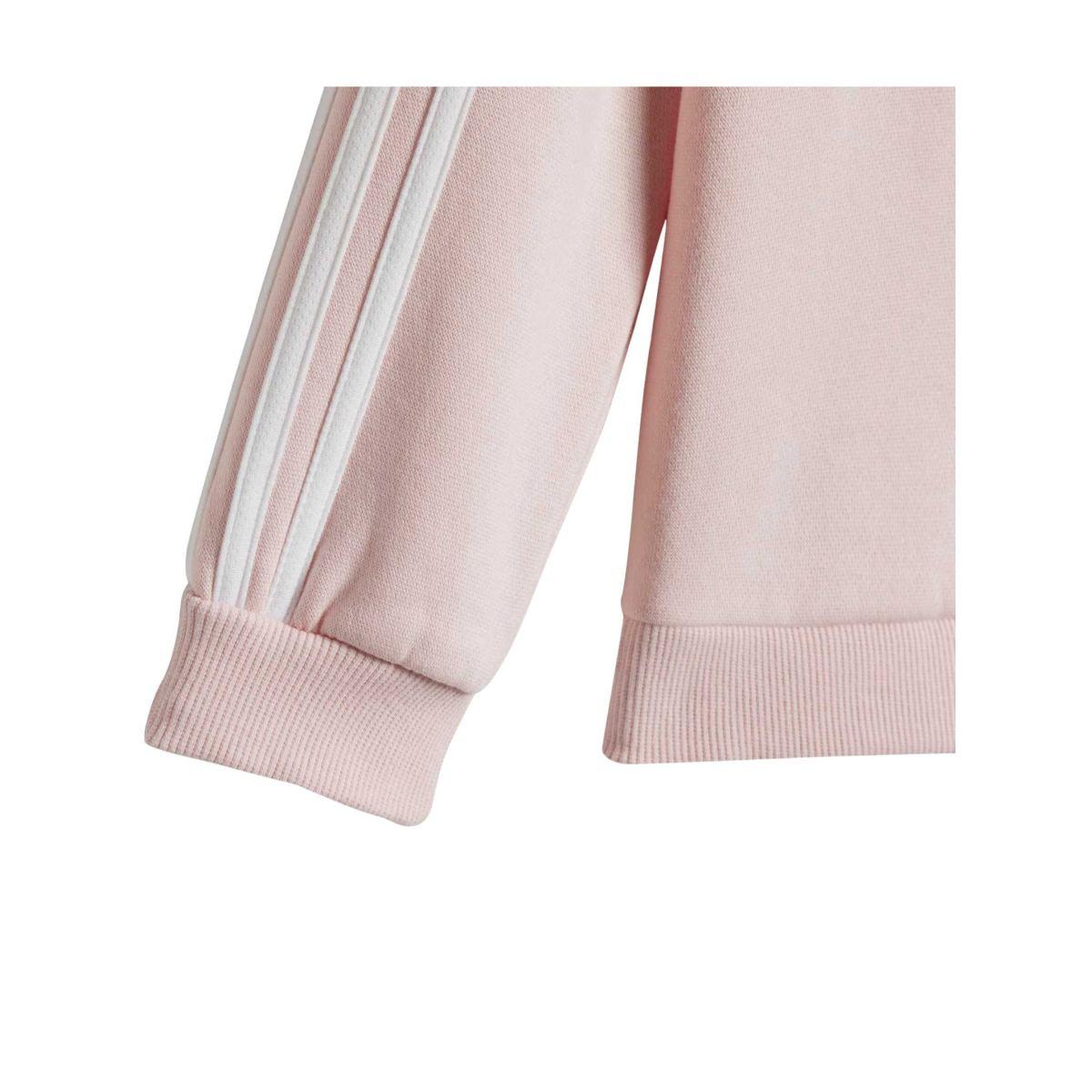 Adidas Essentials Full-Zip Hooded Jogger Set Neonato Fleece