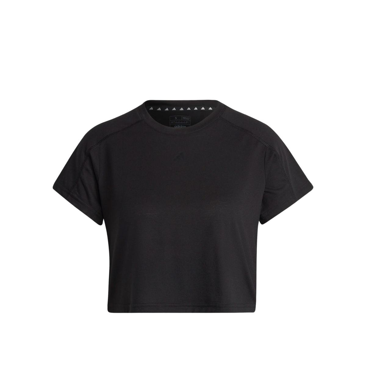Adidas Tr Es 3 Bar T-Shirt Crop Donna