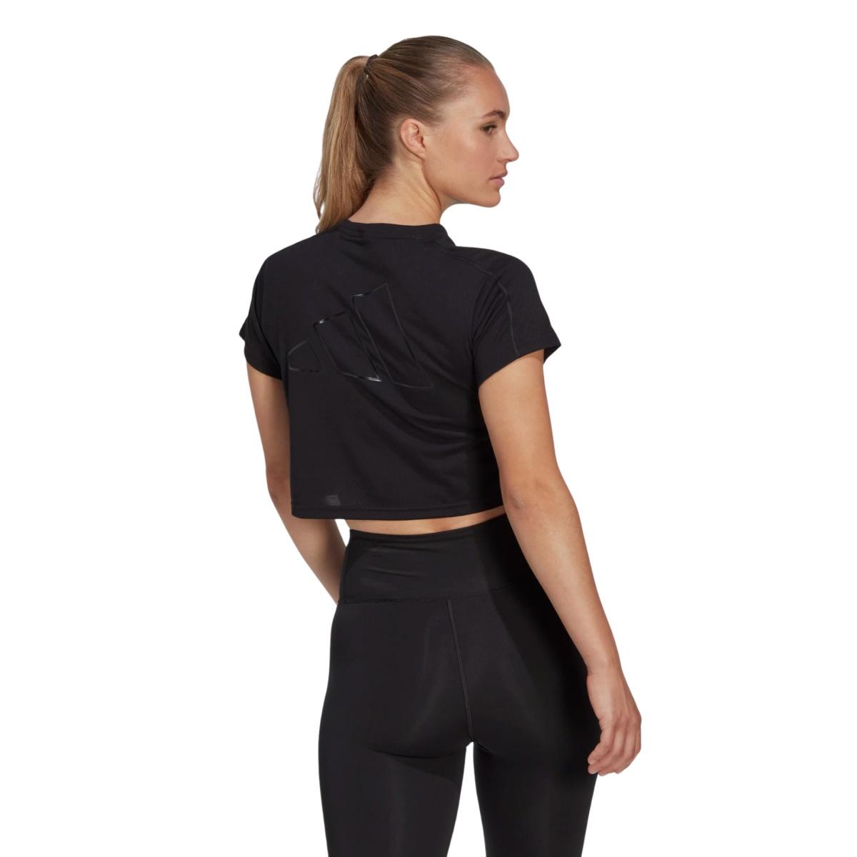 Adidas Tr Es 3 Bar T-Shirt Crop Donna