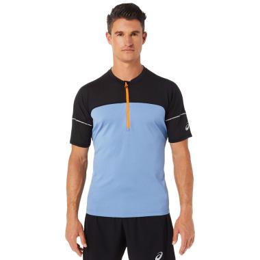 T- Shirt Running Uomo Fujiitrail Top - Blue Harmony/Performance Black