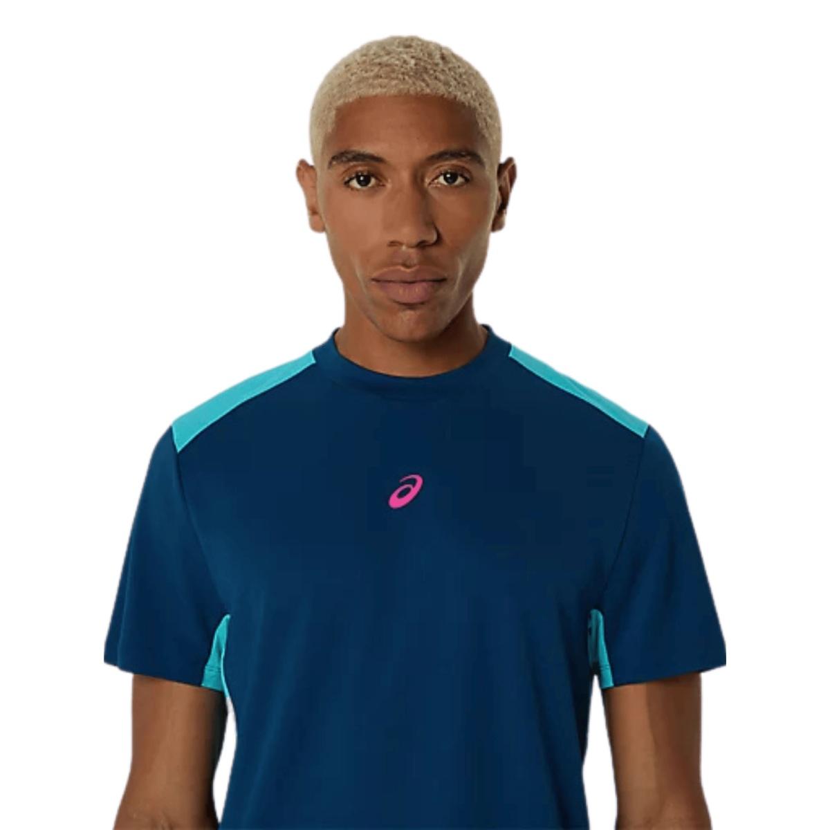 Asics Court Sleeve Top T-Shirt Padel Uomo