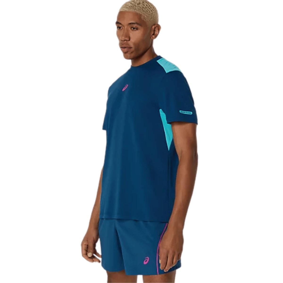 Asics Court Sleeve Top T-Shirt Padel Uomo