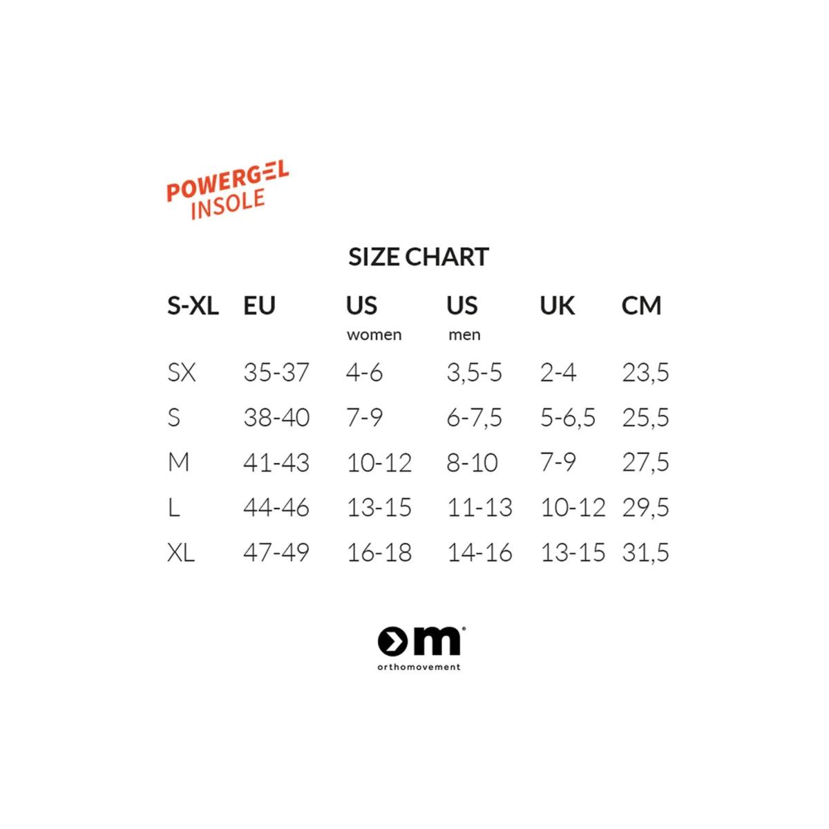 Solette OM Power Insole Gel - Blue/Orange