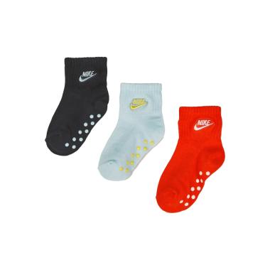 Calzini Neonato Nike Socks Core Futura Gripper 3-Pack - Colore Red/Navy/Blue