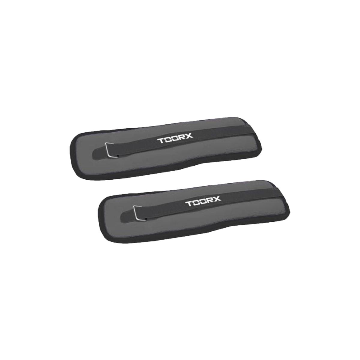 Coppia Cavigliere/Polsiere Appesantite 1.5kg Toorx - Colore Grigio/Nero