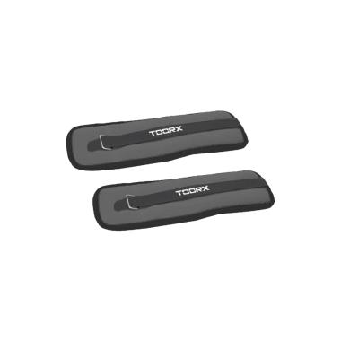 Coppia Cavigliere/Polsiere Appesantite 1.5kg Toorx - Colore Grigio/Nero