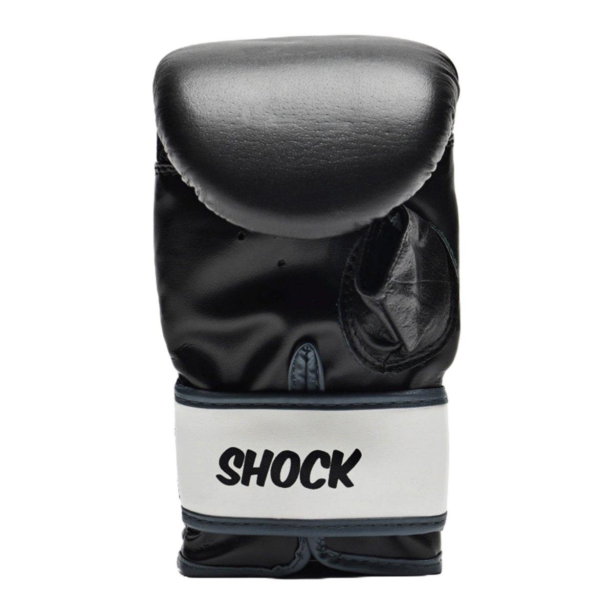 Guanti da Boxe Adulto Sacco Shock -Nero/Bianco