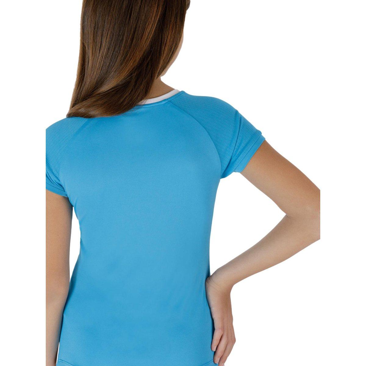 T-Shirt Tennis Bambina Squadra -  Navy Blue