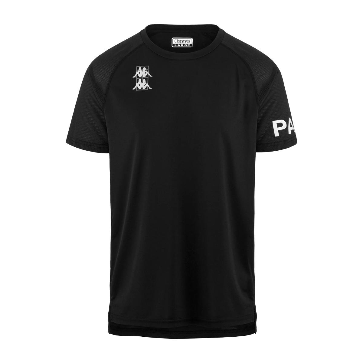 T-shirt Uomo Padel Kappa Kombat Dago - Colore Black