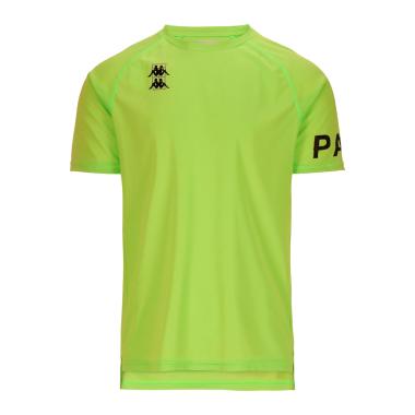 T-shirt Uomo Padel Kappa Kombat Dago - Colore Lime Green