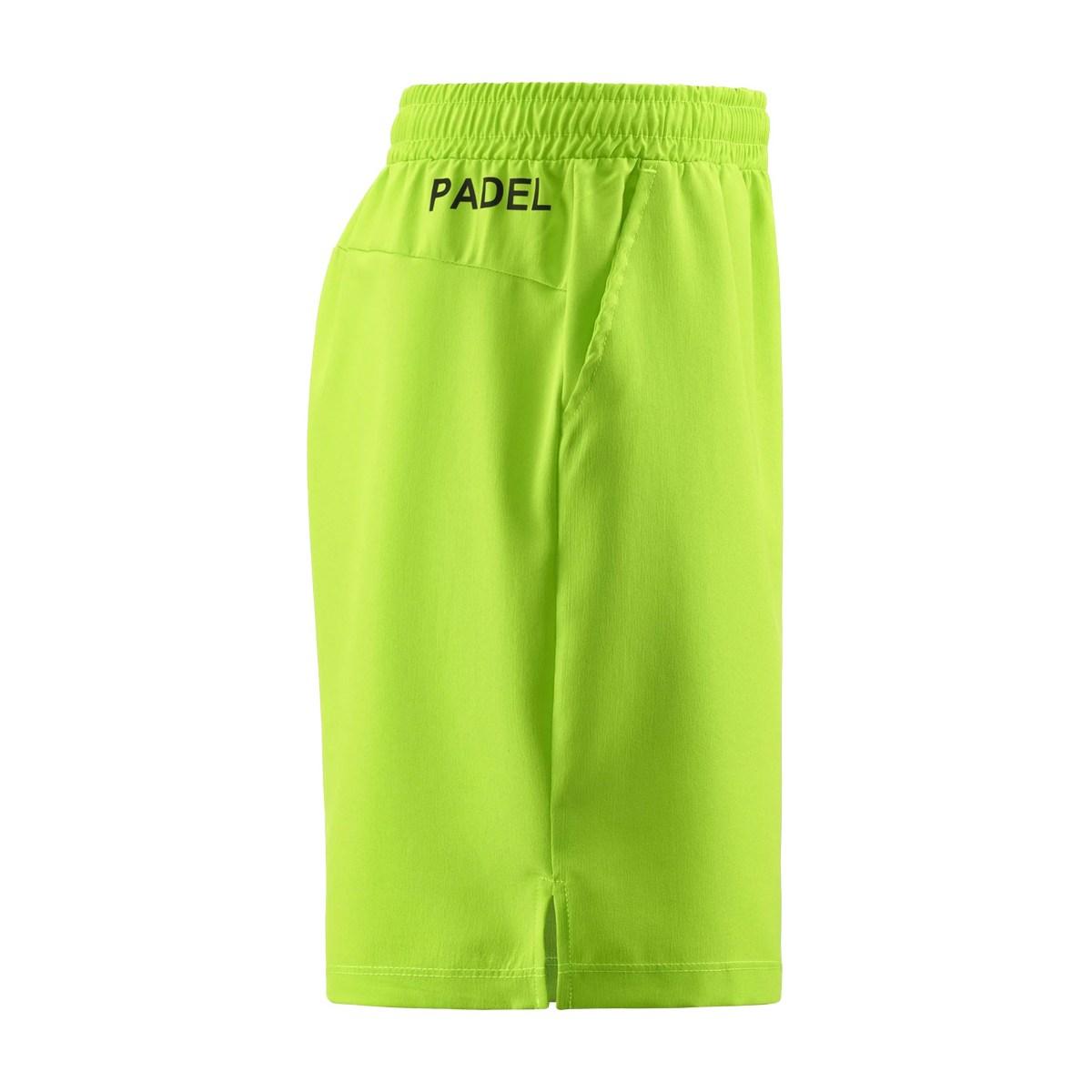Pantaloncini Uomo Padel Kappa Kombat - Colore Lime Yellow