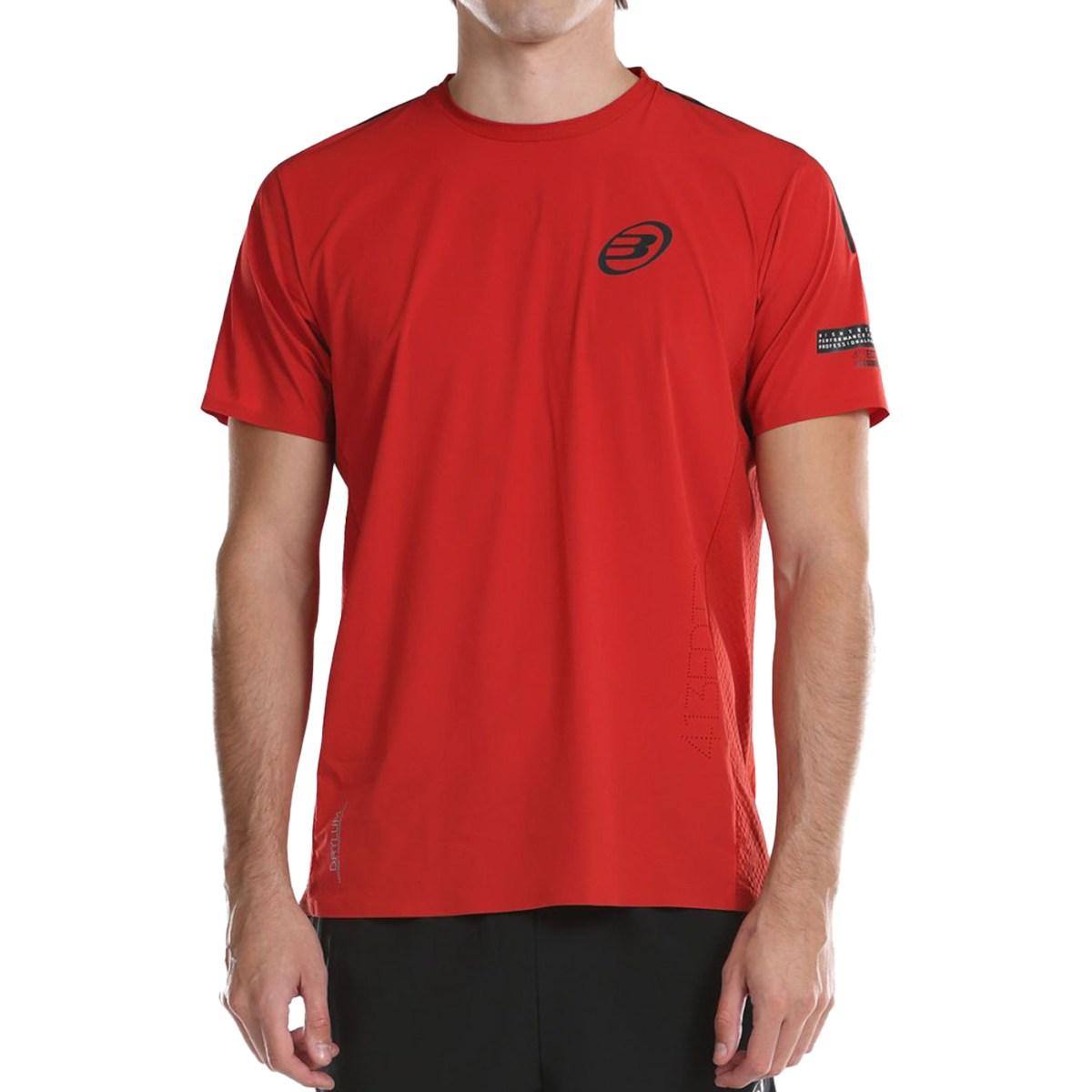 T-SHIRT PADEL UOMO ODEON- Paprika