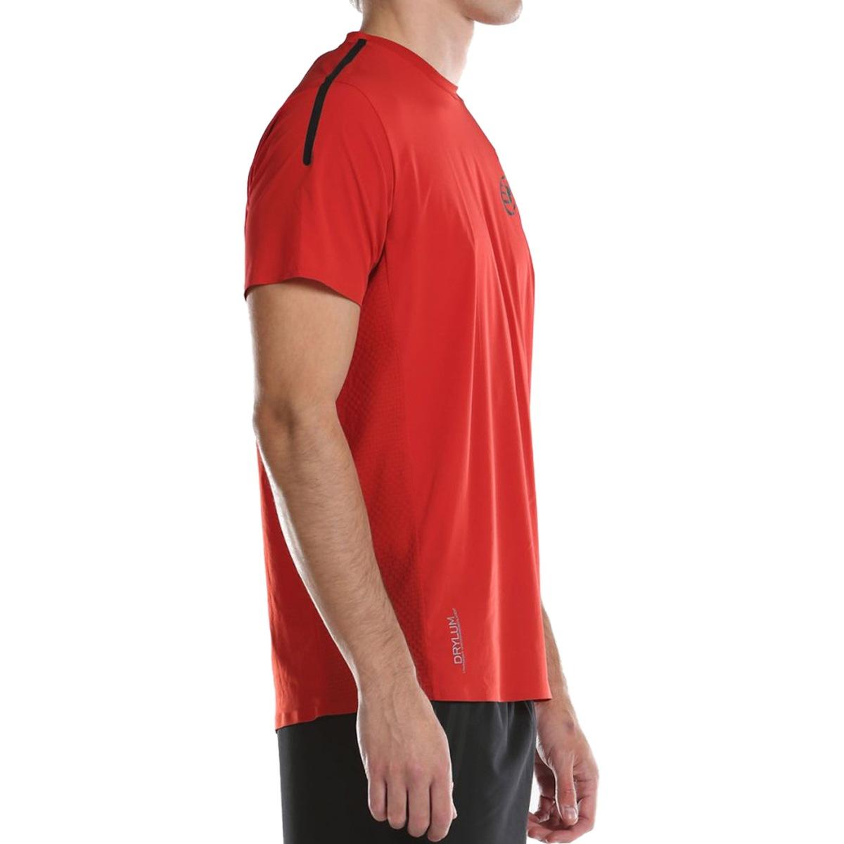 T-SHIRT PADEL UOMO ODEON- Paprika