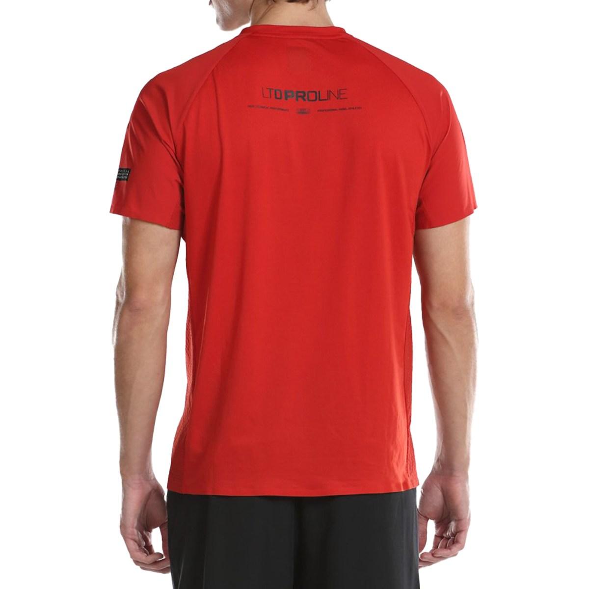 T-SHIRT PADEL UOMO ODEON- Paprika