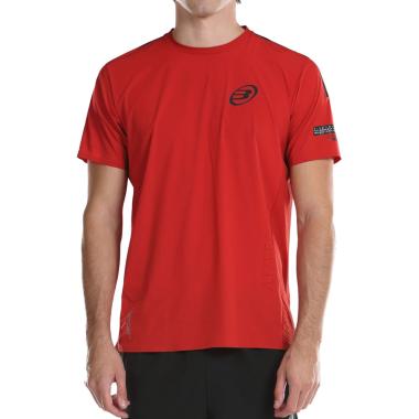 T-SHIRT PADEL UOMO ODEON- Paprika
