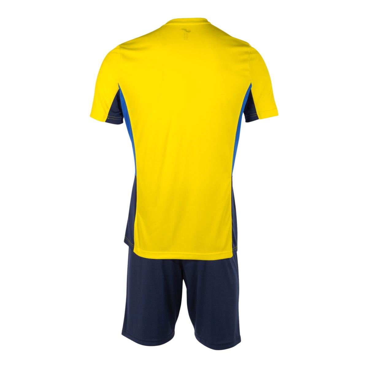 Completo Calcio Uomo Joma Danubio II - Colore Blu Reale/Yellow