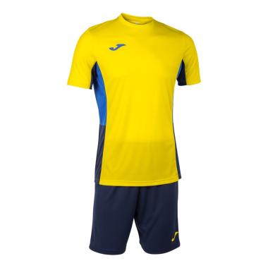Completo Calcio Uomo Joma Danubio II - Colore Blu Reale/Yellow