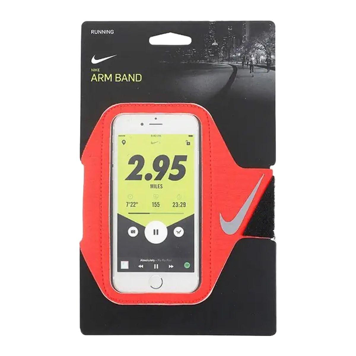 Portatelefono Lean Arm Band - Bright Crimson/Black/Silver