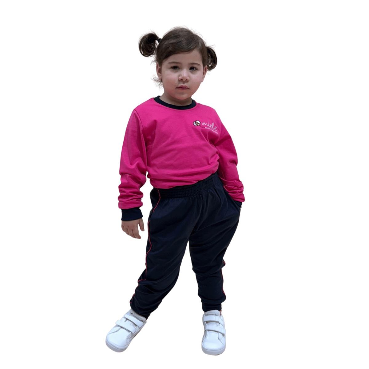 Maglia Girocollo Manica Lunga Miele Infanzia