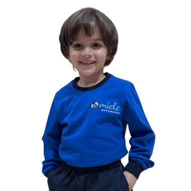 Maglia Girocollo Manica Lunga Miele Infanzia