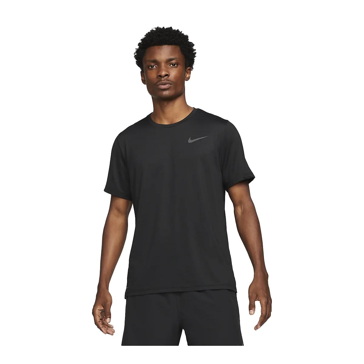 T-Shirt Running Uomo Nike Pro Dri-FIT - Colore Nero/Smoke Grey