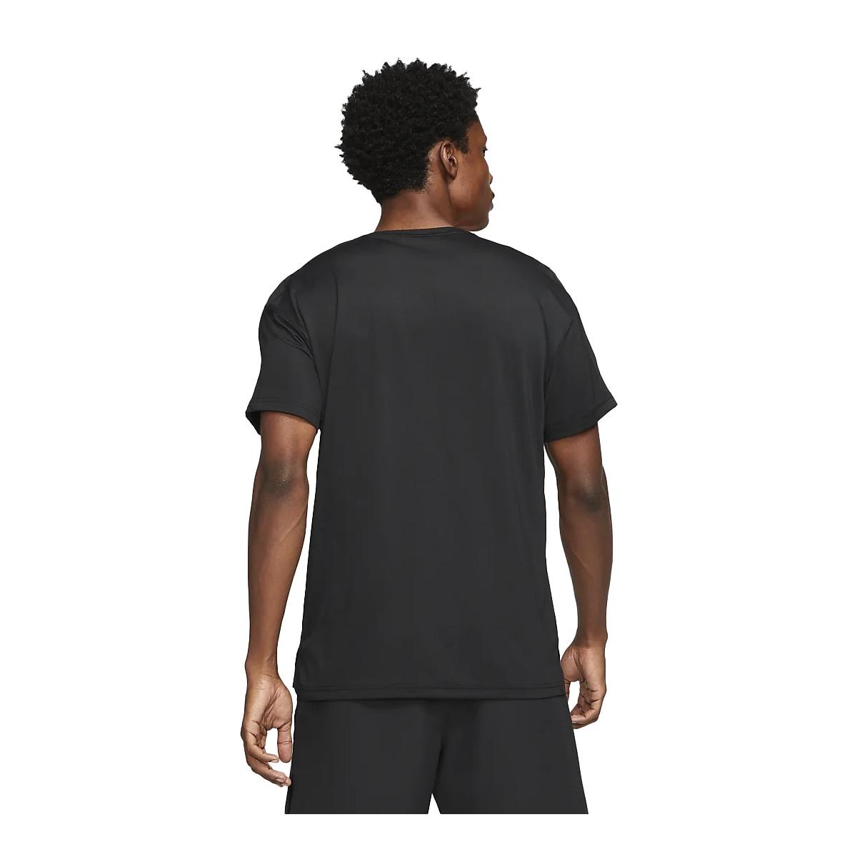 T-Shirt Running Uomo Nike Pro Dri-FIT - Colore Nero/Smoke Grey