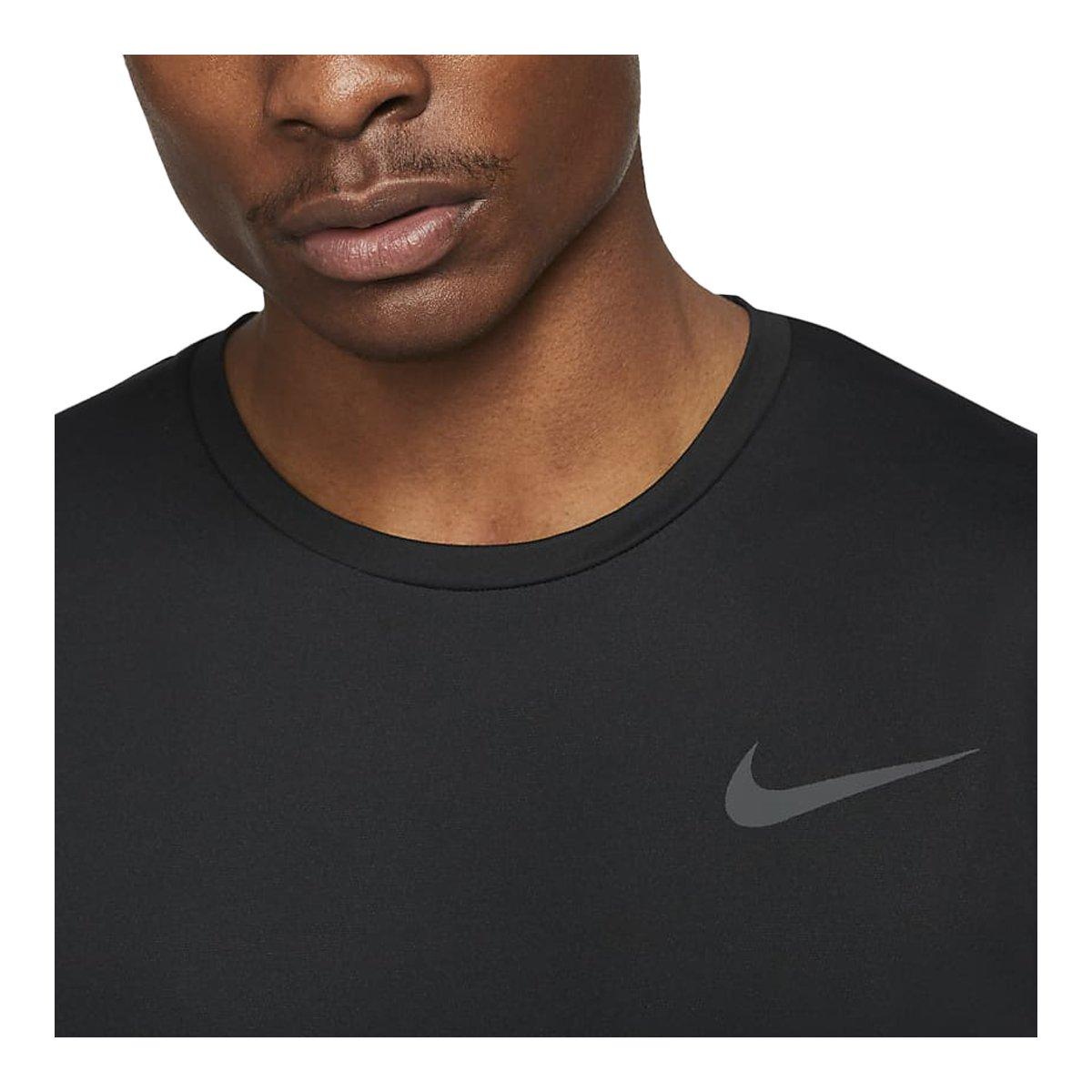 T-Shirt Running Uomo Nike Pro Dri-FIT - Colore Nero/Smoke Grey