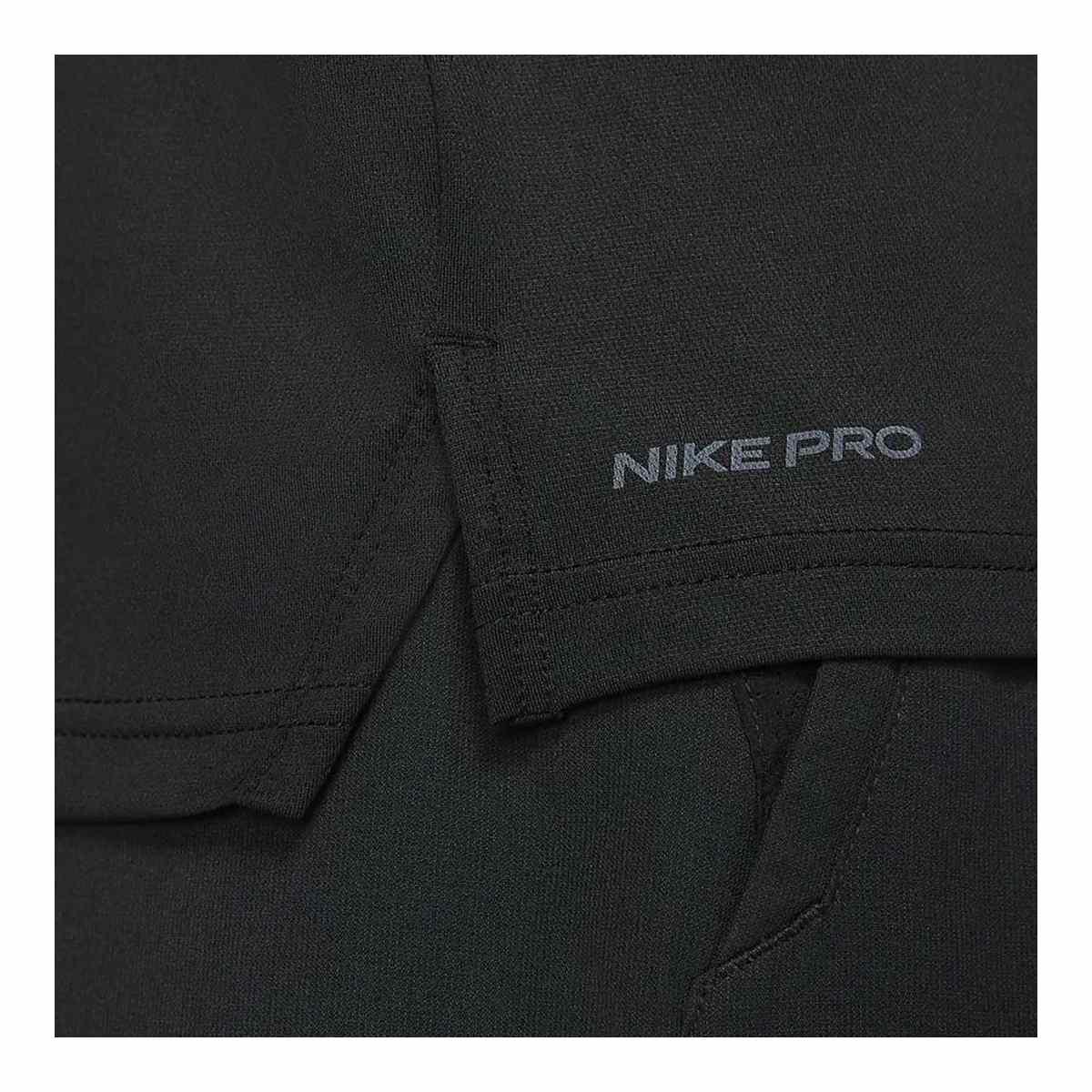 T-Shirt Running Uomo Nike Pro Dri-FIT - Colore Nero/Smoke Grey