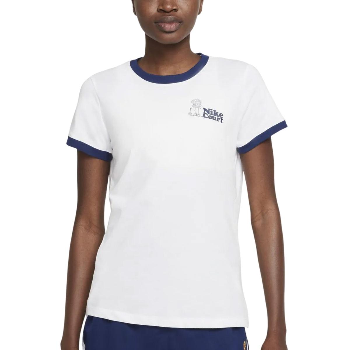 T-shirt tennis donna nike court dri-fit