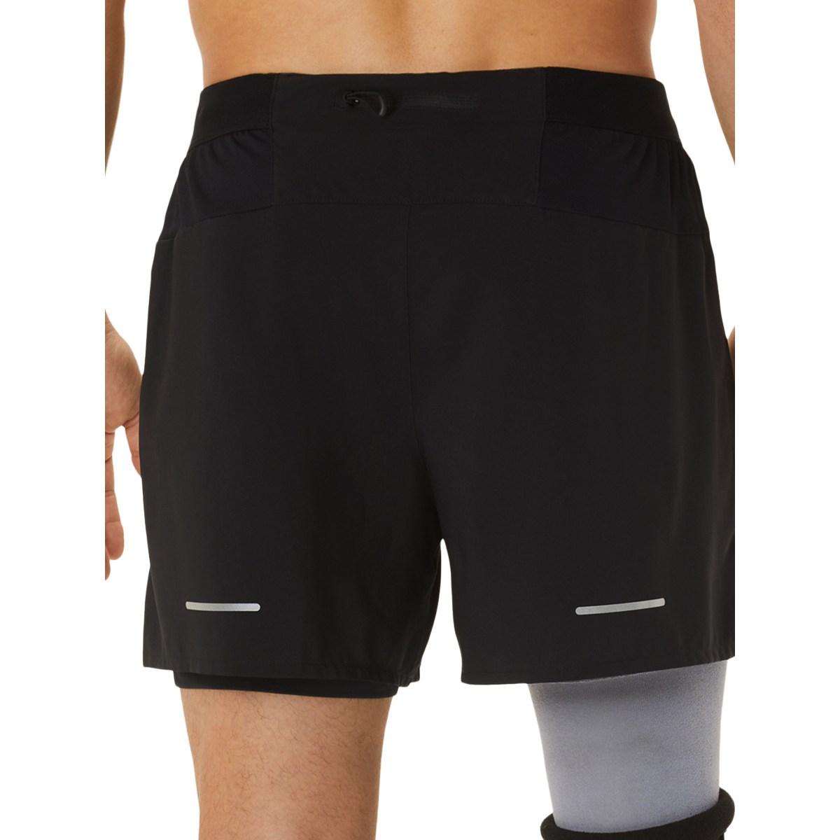 PANTALONCINI RUNNING UOMO ASICS ROAD 2IN1 -  Performance Black