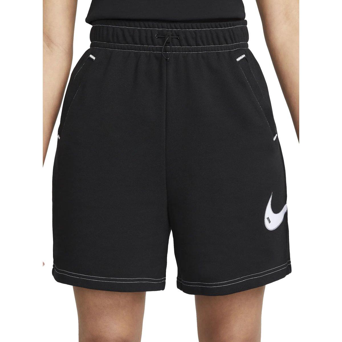 PANTALONCINI FITNESS SPORTSWEAR SWOOSH - Black/White