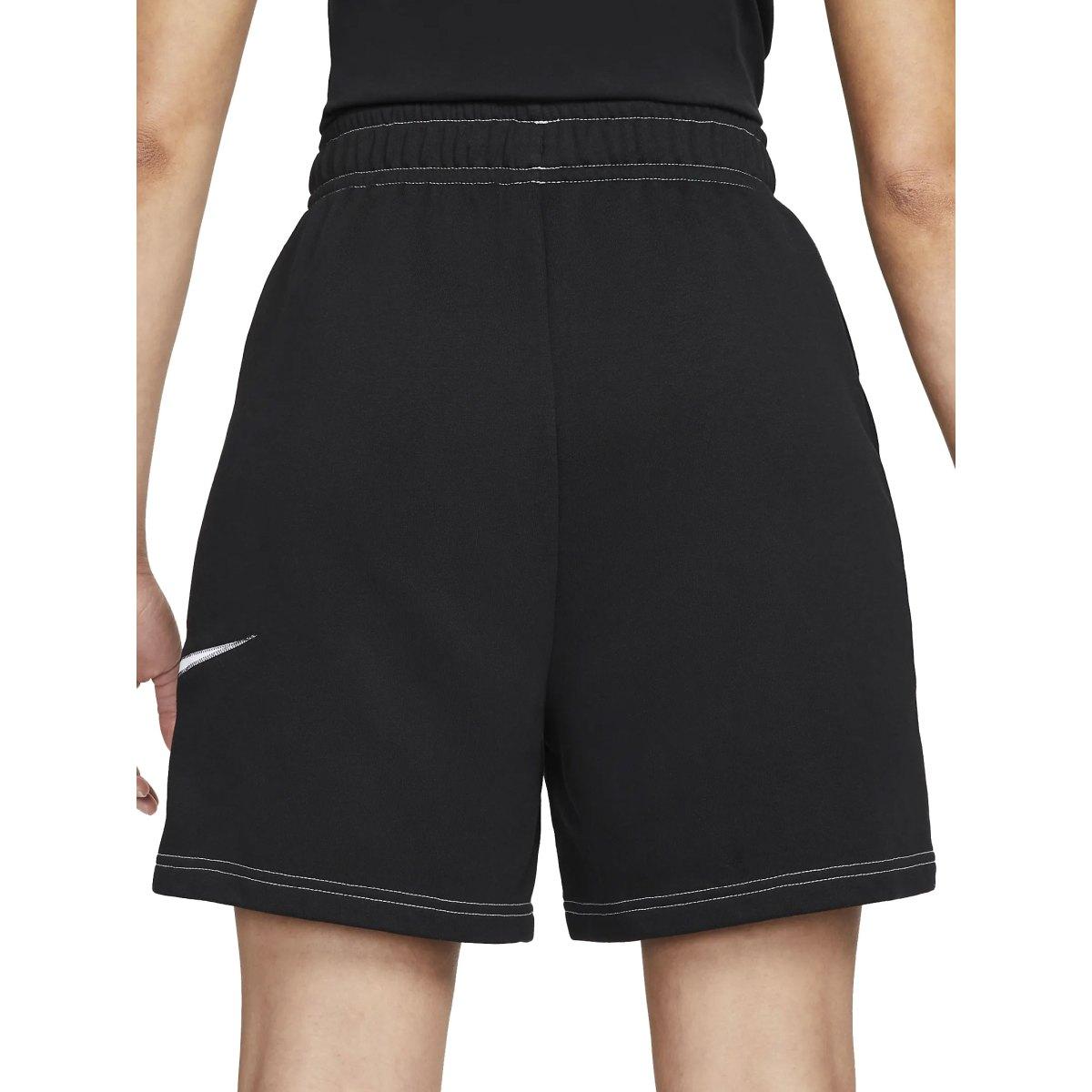 PANTALONCINI FITNESS SPORTSWEAR SWOOSH - Black/White