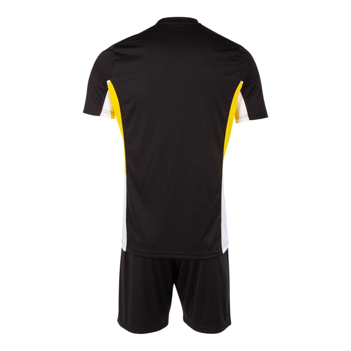 Completo Calcio Uomo Joma Danubio II - Colore Black/Yellow