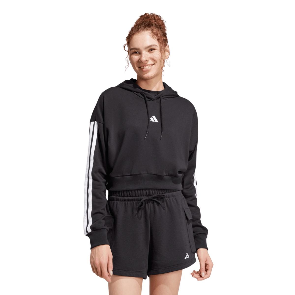 Adidas 3S Ft Cro Felpa Donna